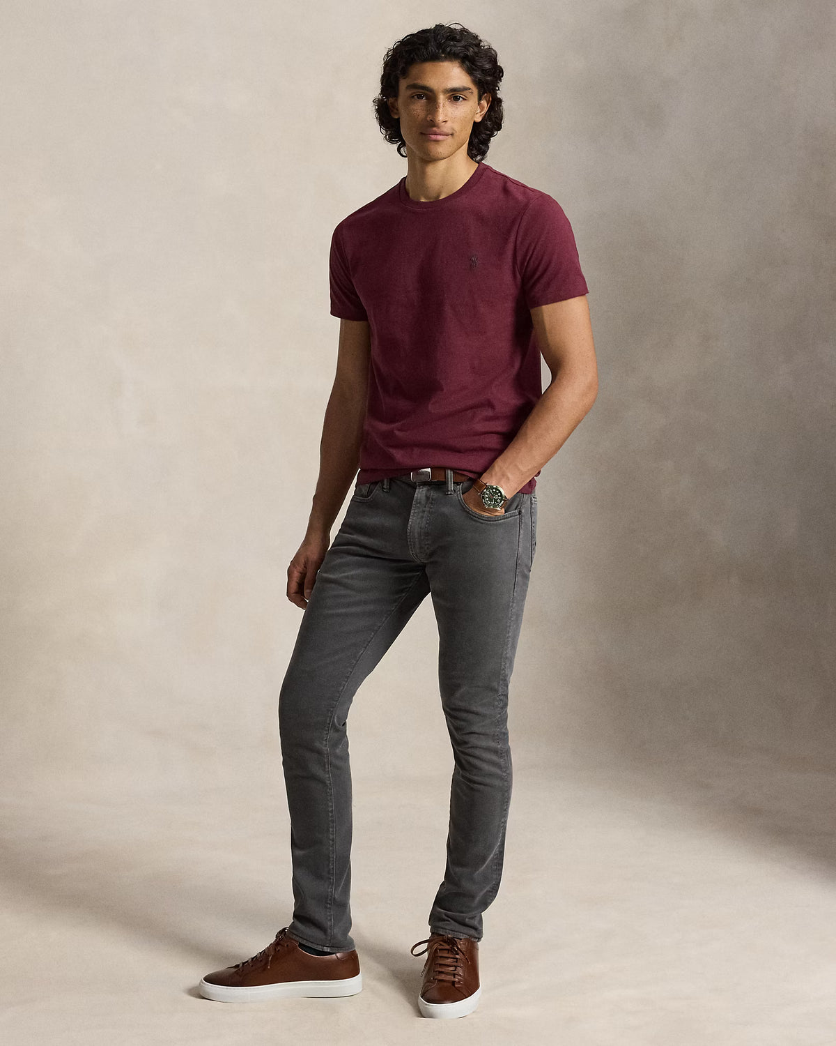 Men’s Ralph Lauren T-Shirt (Dark Red)