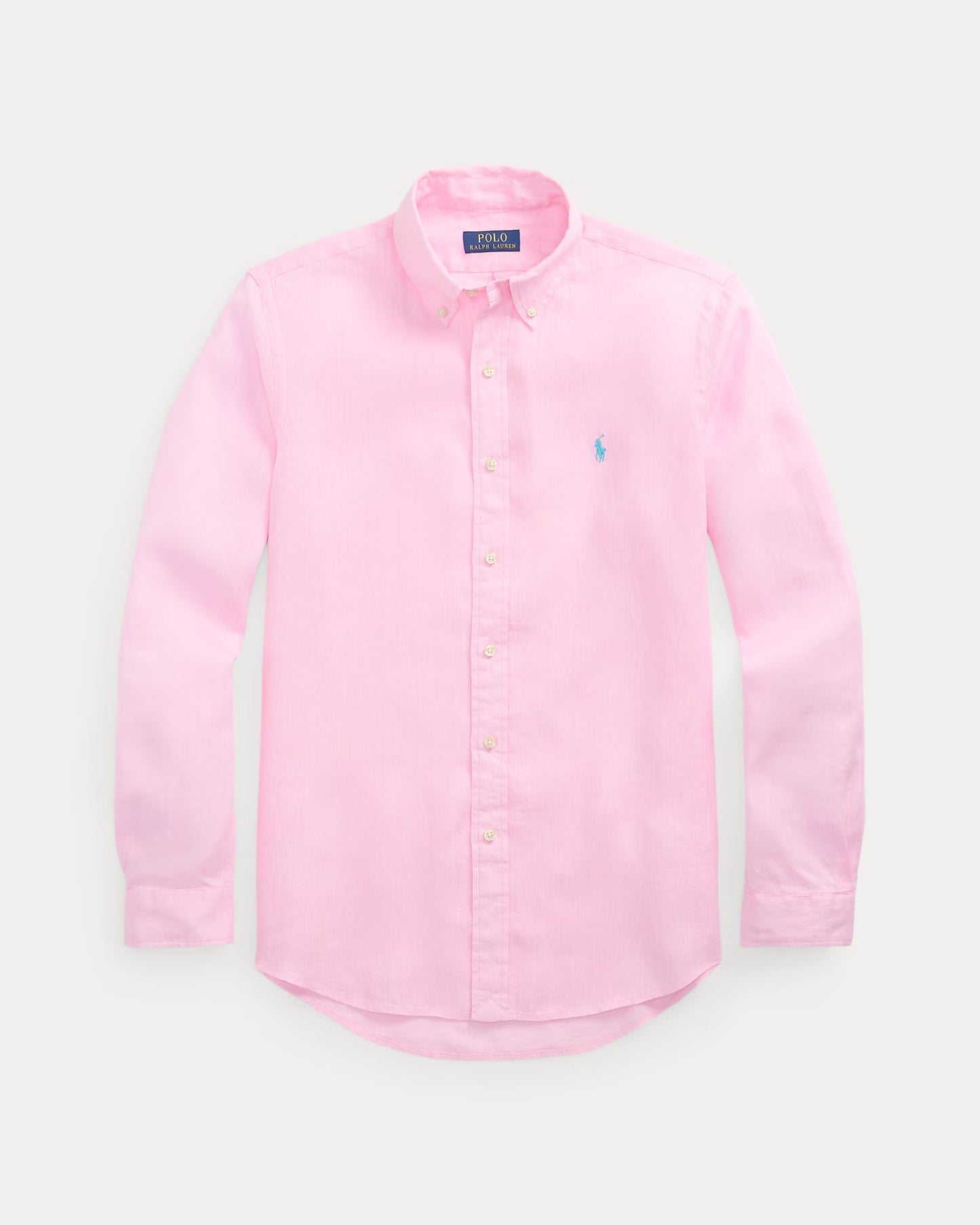 Men's Ralph Lauren Linen Shirt (Pink)