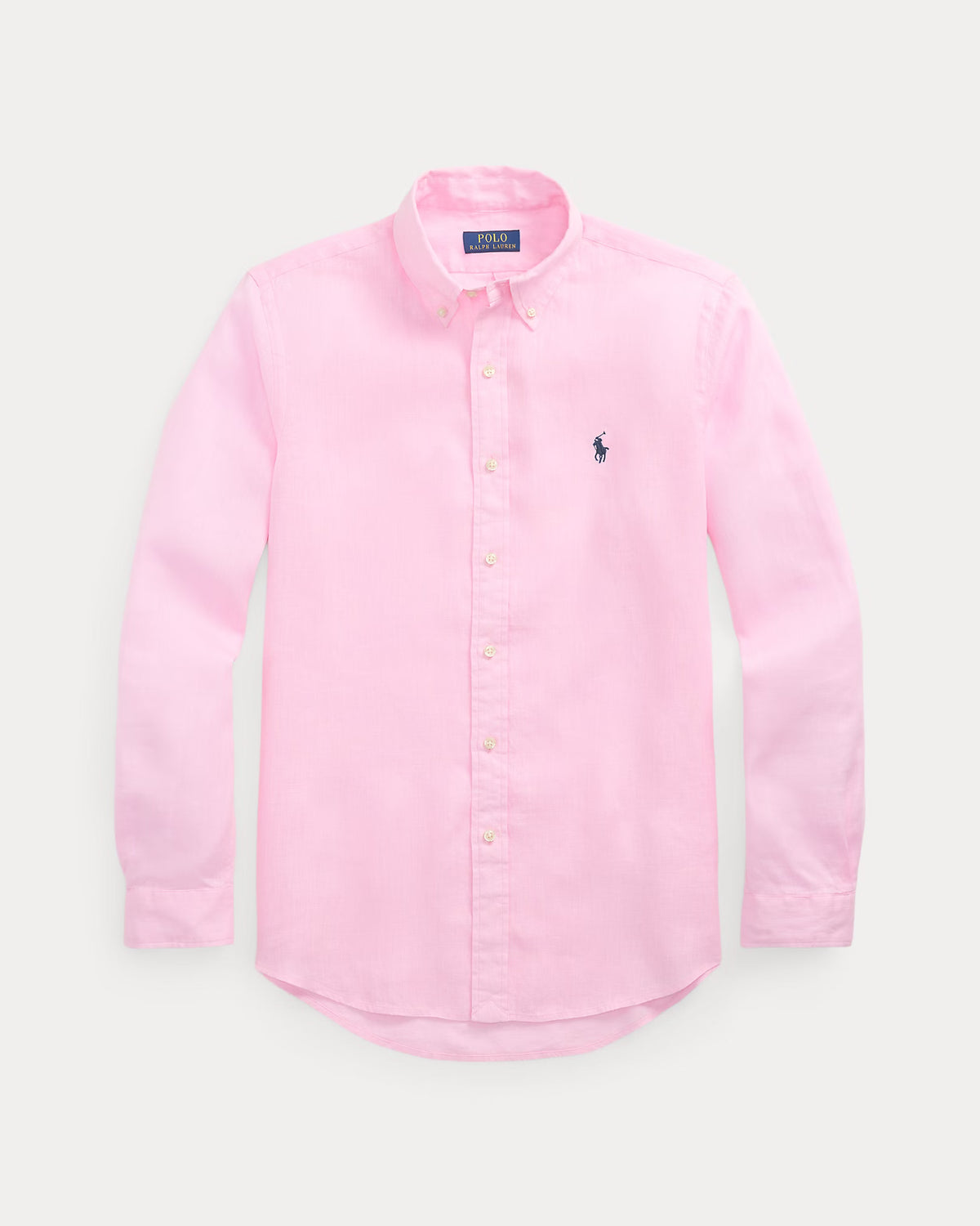 Men's Ralph Lauren Linen Shirt (Baby Pink)