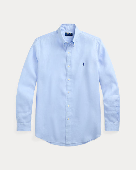 Men's Ralph Lauren Linen Shirt (Blue)