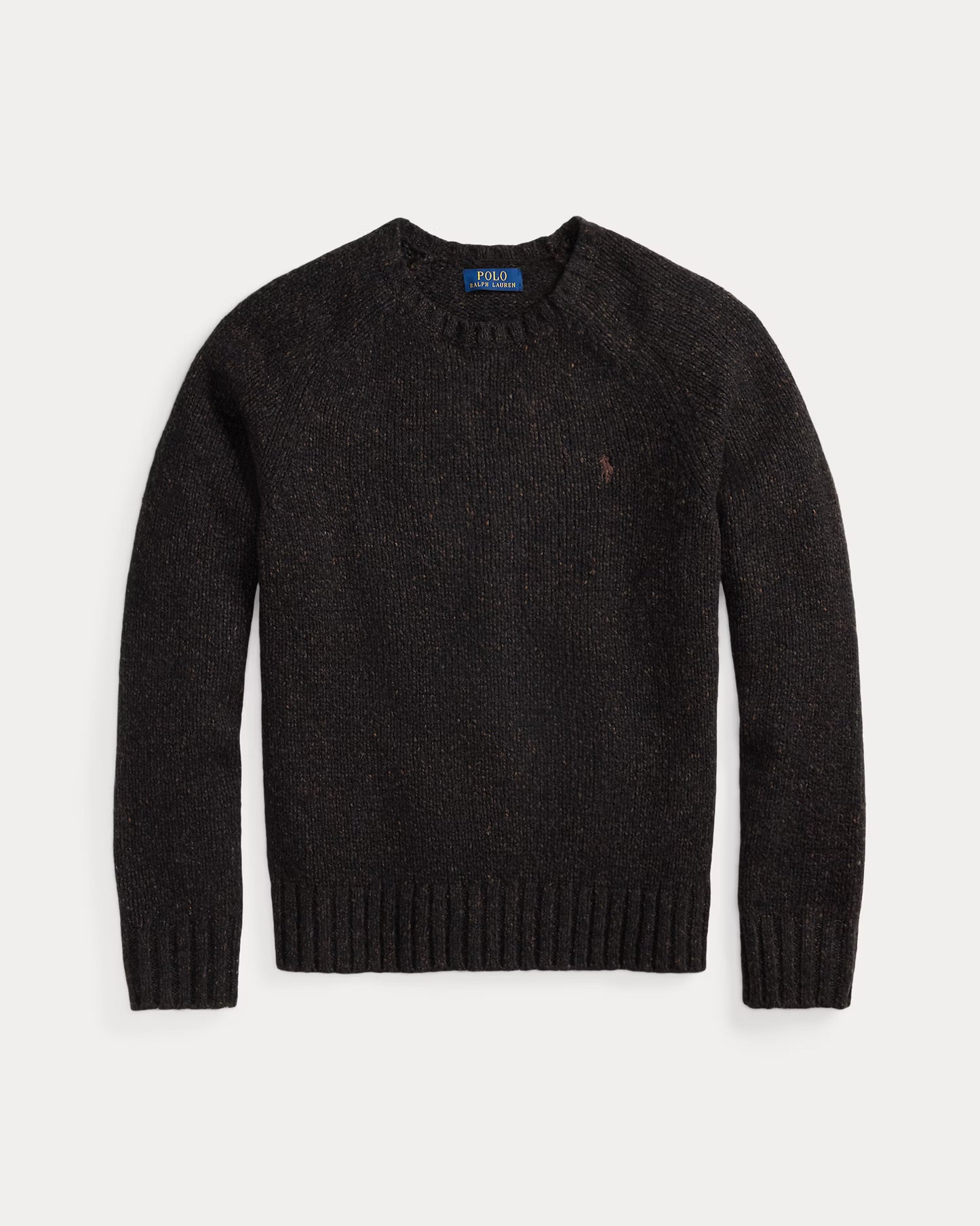 Women's 100% Cashmere Ralph Lauren Crewneck Sweater (Flint)