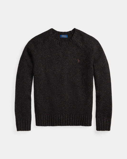 Men's 100% Cashmere Ralph Lauren Crewneck Sweater (Flint)