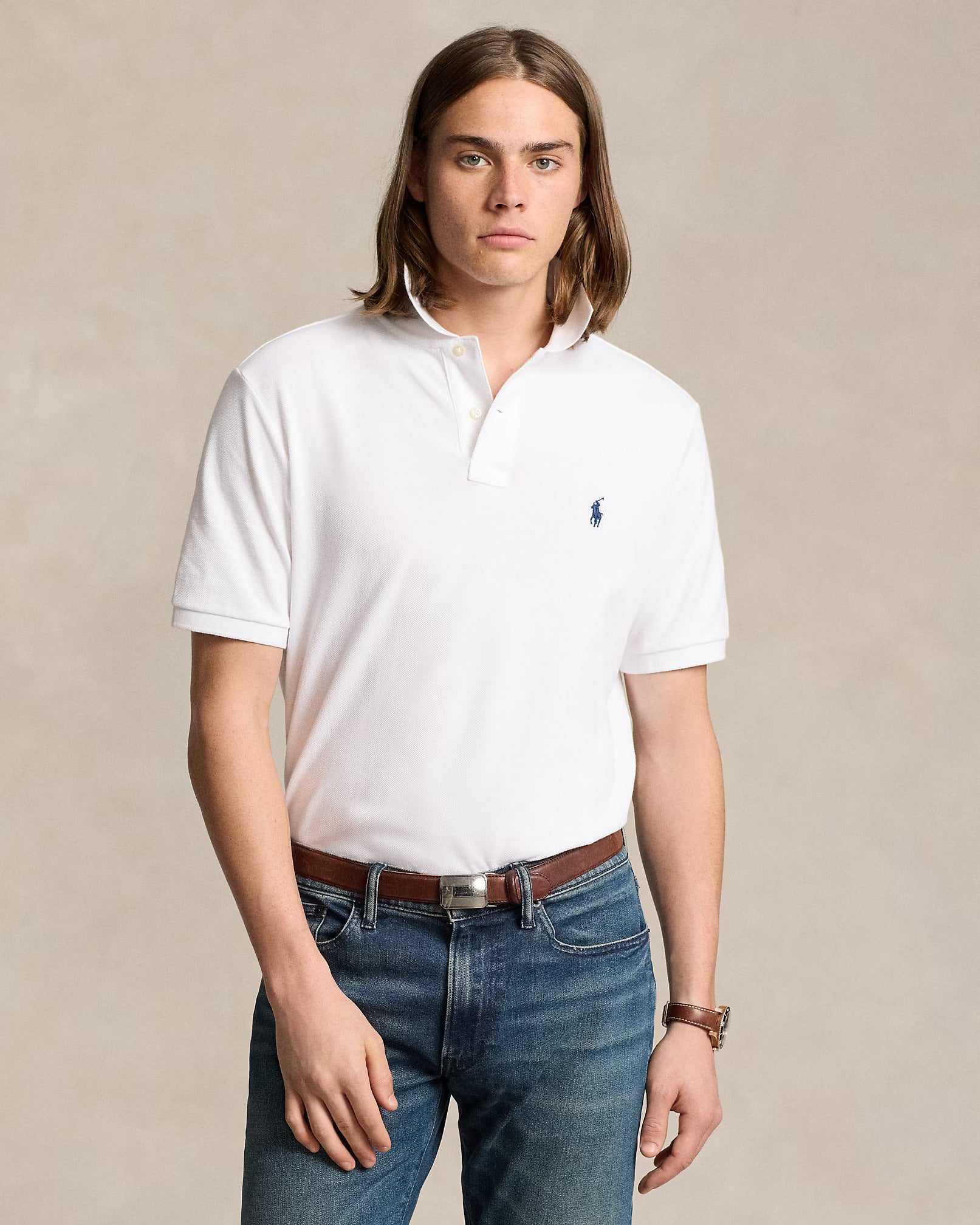 Men's Ralph Lauren Polo Shirt (White) – MoLuxury