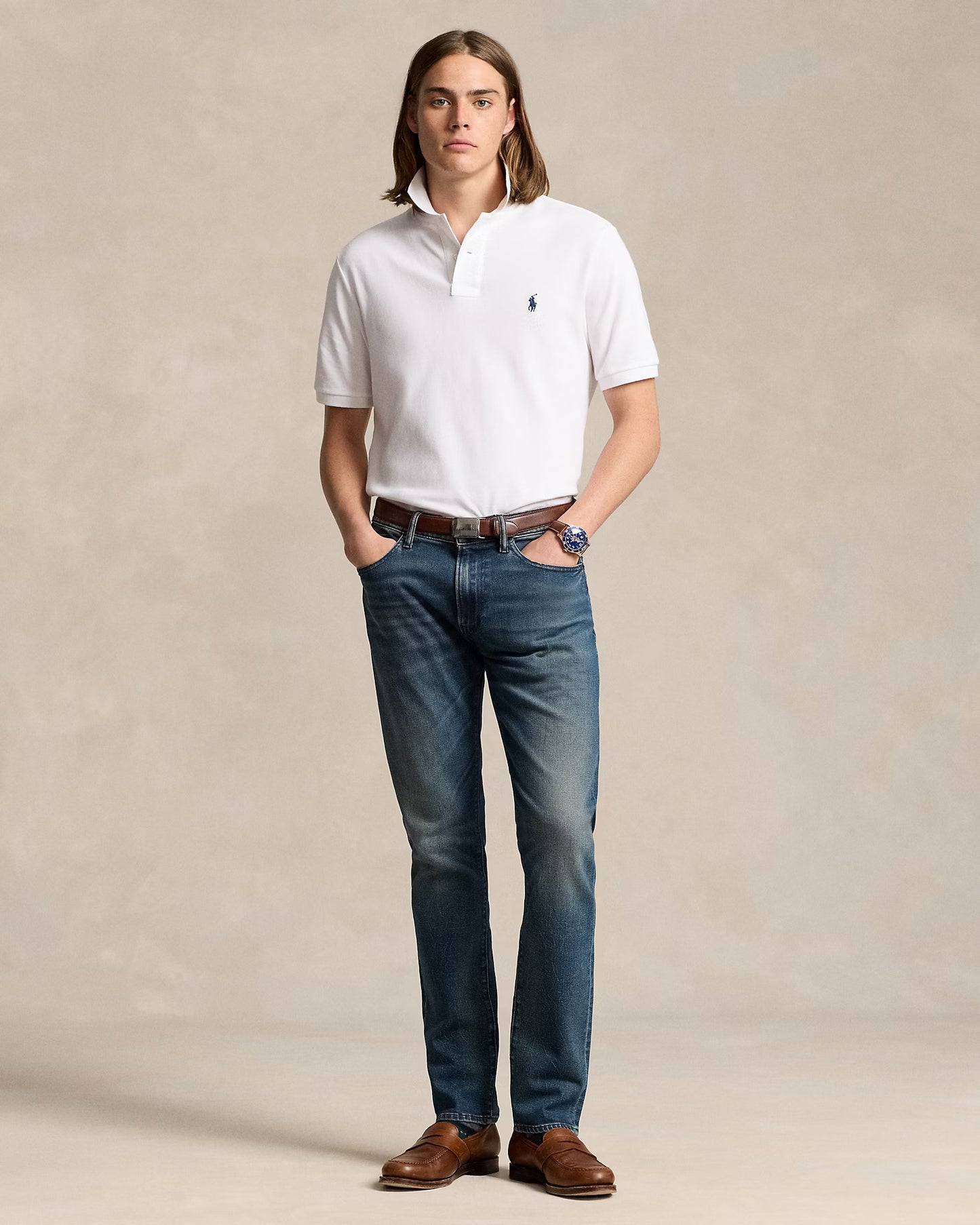 Men's Ralph Lauren Polo Shirt (White)
